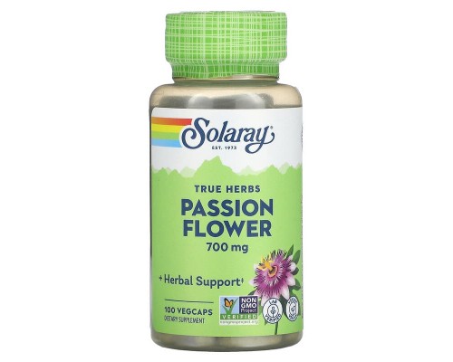 Пассифлора Solaray (Passion Flower) 350 мг 100 капсул Пассифлора Solaray (Passion Flower) 350 мг 100 капсул