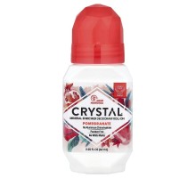 Натуральный шариковый дезодорант CRYSTAL 66 мл с гранатом