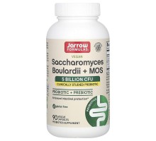 Сахароміцети буларді + МОС, 5 млрд КУО Jarrow Formulas 90 веганських капсул