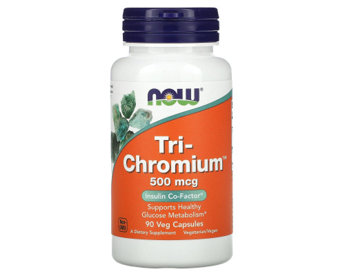 Хром Now Foods (Tri-Chromium) 500 мкг 90 капсул