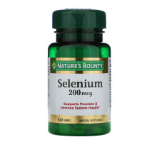 Селен, Nature's Bounty, 200 мкг, 100 таблеток