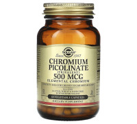 Хром пиколинат Solgar (Chromium Picolinate) 500 мкг 60 капсул