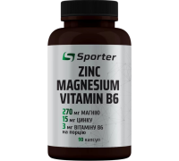 Цинк Магний и Витамин В6 Sporter 90 капсул