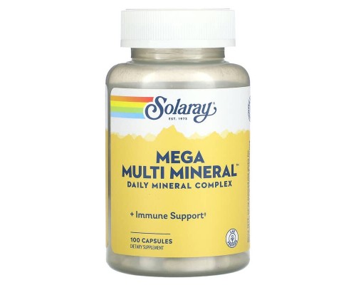 Мультимінерали Solaray Mega Multi Mineral, 100 капсул Мультимінерали Solaray Mega Multi Mineral, 100 капсул