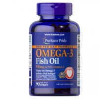 Риб'ячий жир Омега-3 Puritan's Pride (Triple Strength Omega-3 Fish Oil) 950 мг 90 капсул