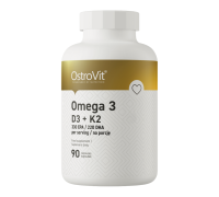 Омега-3 Д3 + K2 OstroVit (Omega-3 D3+K2) 90 капсул