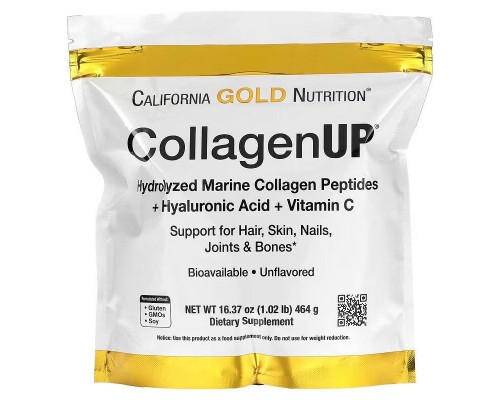 Колаген UP без ароматизаторів California Gold Nutrition (CollagenUP Unflavored) 464 г Колаген UP без ароматизаторів California Gold Nutrition (CollagenUP Unflavored) 464 г
