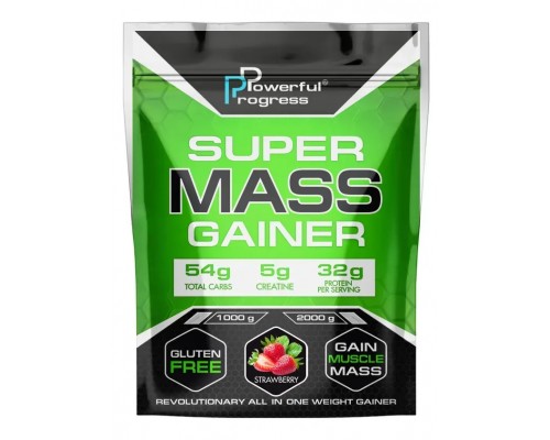 Гейнер Powerful Progress Super Mass Gainer 1 кг (вкус в ассортименте)