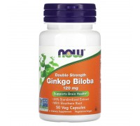 Гінкго Білоба Now Foods (Ginkgo Biloba) 120 мг 50 рослинних капсул