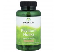 Лушпиння подорожника Swanson (Psyllium Husk) 610 мг, 100 вегетаріанських капсул