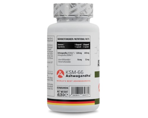 Корінь ашваганди KSM-66 MST (Ashwagandha) 60 капсул Корінь ашваганди KSM-66 MST (Ashwagandha) 60 капсул