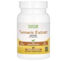 Екстракт Куркуми з Чорним перцем Super Nutrition 60 рослинних капсул