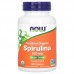 Органічна спіруліна, Now Foods, spirulina, 500 мг, 200 таблеток