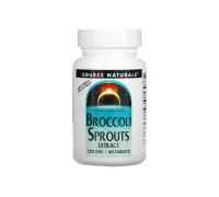 Source Naturals, экстракт ростков брокколи, 250 мг, 60 таблеток (SNS-01104)