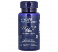 Екстракт куркуми Life Extension (Curcumin Elite), 30 вегетаріанських капсул
