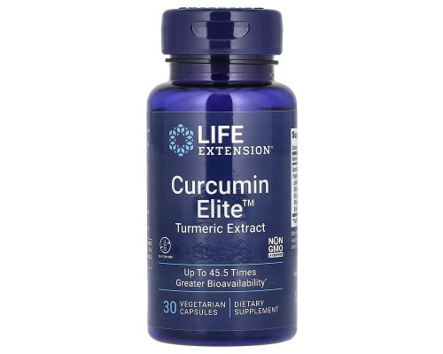 Екстракт куркуми Life Extension (Curcumin Elite), 30 вегетаріанських капсул Екстракт куркуми Life Extension (Curcumin Elite), 30 вегетаріанських капсул