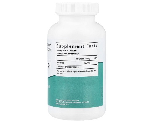 Міоінозитол Fairhaven Health (Myo-Inositol for PCOS) 500 мг, 120 капсул