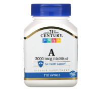 Витамин A 21st Century (Vitamin A) 10000 МЕ 110 капсул