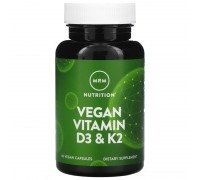 Вітаміни D3 і K2 для веганів MRM Nutrition 60 веганських капсул