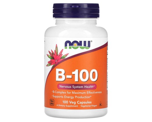 Вітамін B-100 Now Foods, 100 капсул Вітамін B-100 Now Foods, 100 капсул