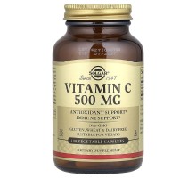 Вітамін С Solgar (Vitamin C) 500 мг, 100 рослинних капсул