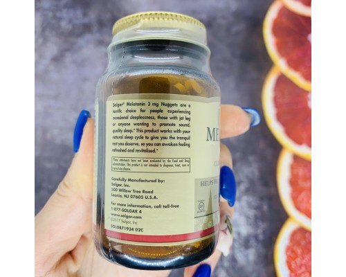 Solgar, мелатонін, melatonin, 3 мг, 120 жувальних таблеток Solgar, мелатонін, melatonin, 3 мг, 120 жувальних таблеток