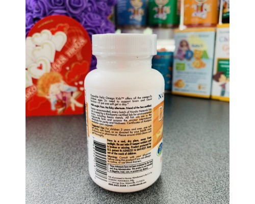 Nordic Naturals, омега для дітей із смаком натуральних фруктів, 500 мг, 30 Nordic Naturals, омега для дітей із смаком натуральних фруктів, 500 мг, 30