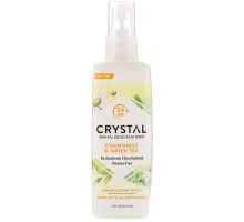 Кристал дезодорант-спрей для тіла ромашка та зелений чай Crystal Body Deodorant (Deodorant Body Spray) 118 мл