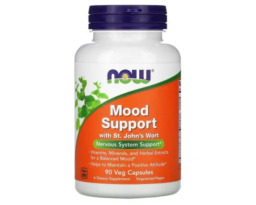 Витамины для поддержки нервной системы и хорошего настроения Now Foods (Mood Support with Saint John's Wort) 90 вегетарианских капсул Витамины для поддержки нервной системы и хорошего настроения Now Foods (Mood Support with Saint John's Wort) 90 вегетарианских капсул