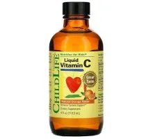 Вітамін C із апельсиновим смаком ChildLife (Liquid Vitamin C Natural Orange) 118,5 мл