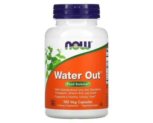 Вітаміни для балансу рідини в організмі Now Foods (Water Out) 100 вегетаріанських капсул Вітаміни для балансу рідини в організмі Now Foods (Water Out) 100 вегетаріанських капсул