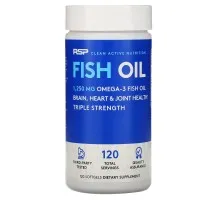 Риб'ячий жир RSP Nutrition (Fish Oil) 1250 мг 120 капсул