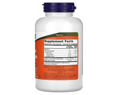 Лушпиння подорожника Now Foods (Psyllium Husk) 700 мг 180 капсул Лушпиння подорожника Now Foods (Psyllium Husk) 700 мг 180 капсул