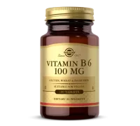 Витамин В6 Solgar (Vitamin B6) 100 мг 100 таблеток