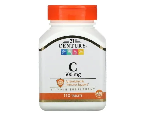 Вітамін C 21st Century (Vitamin C) 500 мг 110 таблеток Вітамін C 21st Century (Vitamin C) 500 мг 110 таблеток