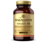 Магний с витамином В-6 Solgar (Magnesium With Vitamin B6) 250 таблеток