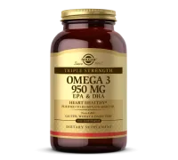 Омега-3 ЭПК и ДГК тройная сила Solgar (Omega 3 EPA & DHA) 950 мг 100 капсул