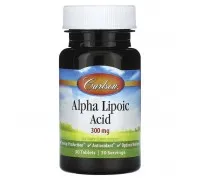 Альфа-липоевая кислота Carlson (Alpha-Lipoic Acid) 300 мг 30 таблеток