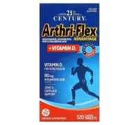 Добавка для підтримки суглобів з вітаміном D3 21st Century (Arthri-Flex Advantage з вітаміном D3) 120 таблеток