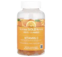 Вітамін С + Вітамін А для дітей California Gold Nutrition 250 мг, 90 вегетаріанських жувальних таблеток