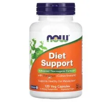 Диетическая добавка Diet Support NOW Foods 120 растительных капсул