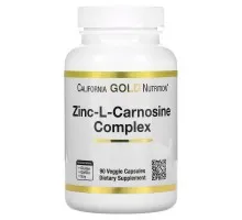 Комплекс Цинк-L-карнозин California Gold Nutrition, 90 капсул, до 07.25