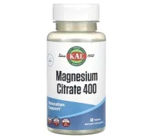 Цитрат магнію KAL (Magnesium Citrate) 400 мг 60 таблеток