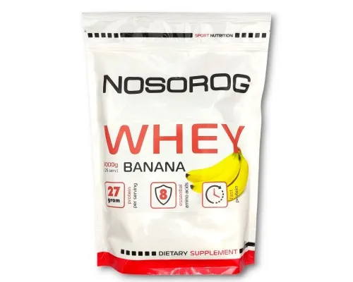 Протеїн Whey Nosorog 1 кг (смак в асортименті)