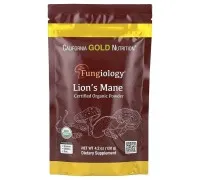 Ежовик гребенчатый в порошке California Gold Nutrition (Lion's Mane), 120 г