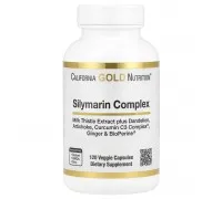 Силімариновий комплекс California Gold Nutrition 120 вегетаріанських капсул