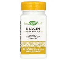 Ніацин (Вітамін В3) Nature's Way 100 мг, 100 капсул